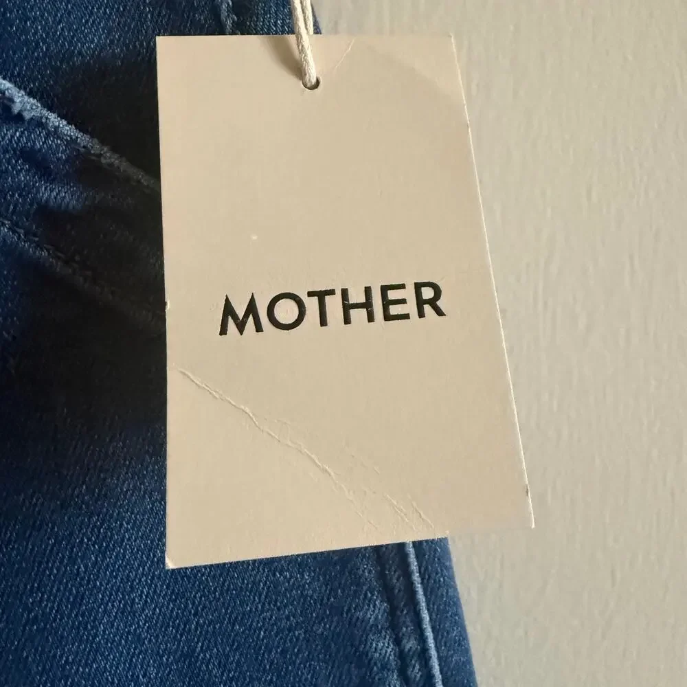 MOTHER The Curbside Barrel Cargo OPPOSITES ATTRACT Pants NWT Size 26 - Picture 4 of 8